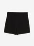 LC Waikiki Women's Waist Zipper Plain Skirt with Shorts